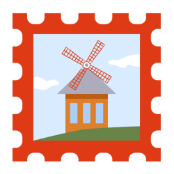 Web - Illustration - Postage Stamp - 250x250